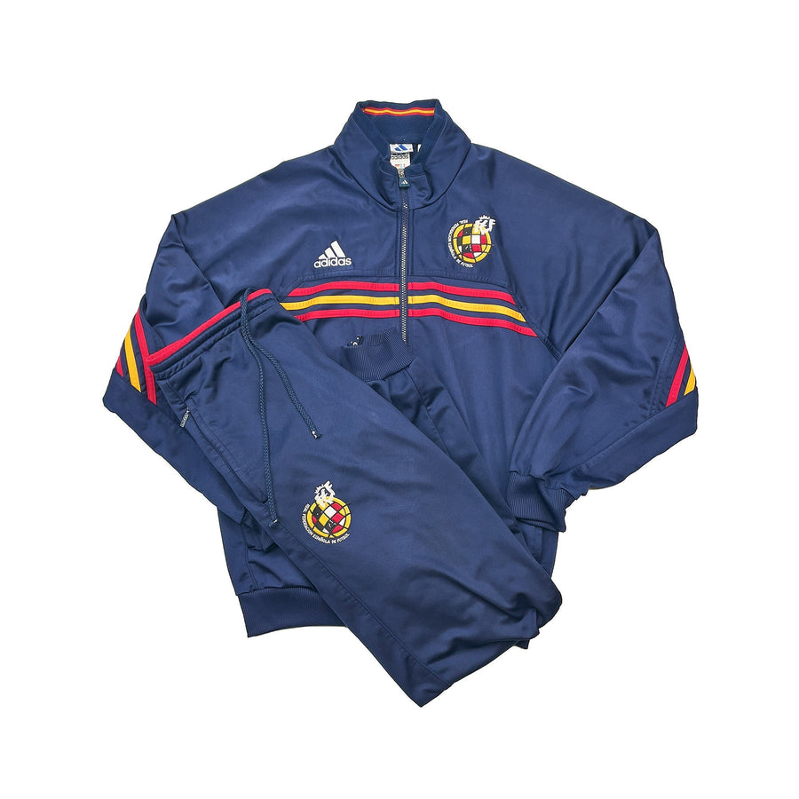 2000/02 Spanien Kompletter Trainingsanzug (S) Adidas