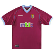 2001-02 Aston Villa Diadora Heimtrikot *Neuwertig* L