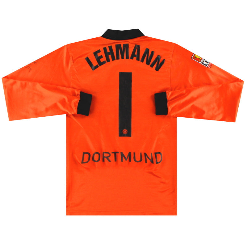 2001-02 Borussia Dortmund Torwarttrikot Lehmann #1 S