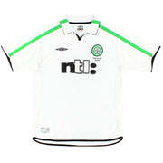 2001-02 Celtic Umbro „Treble Winners“ Auswärtstrikot XL