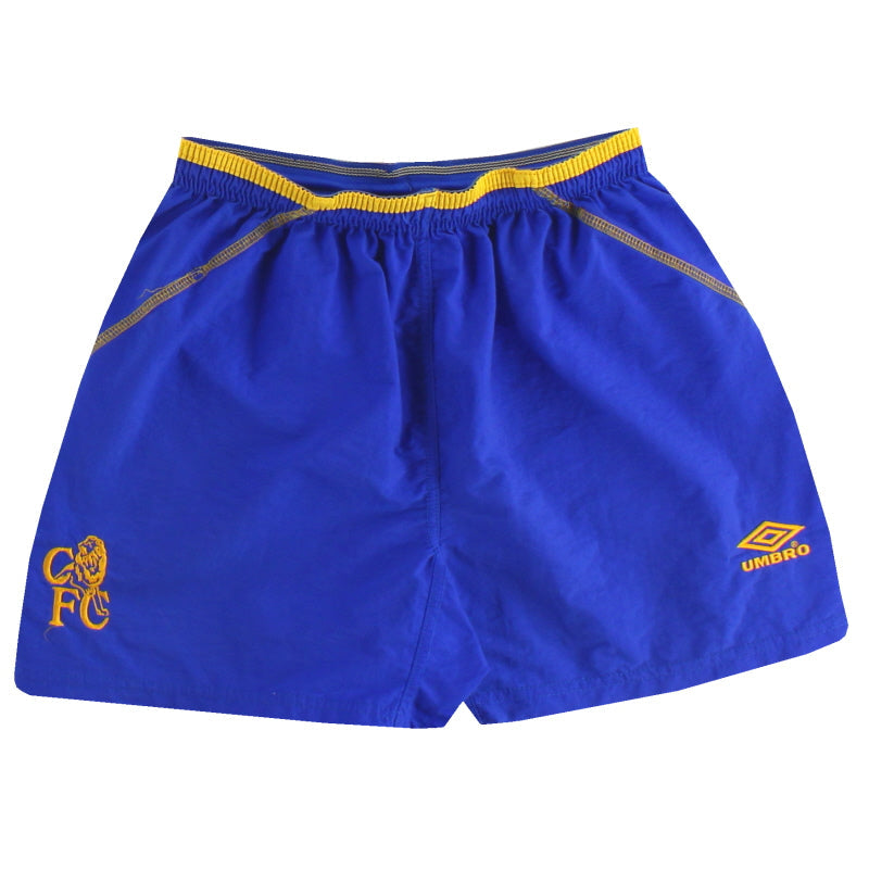 2001-02 Chelsea Umbro Dritte Shorts Jungen M.