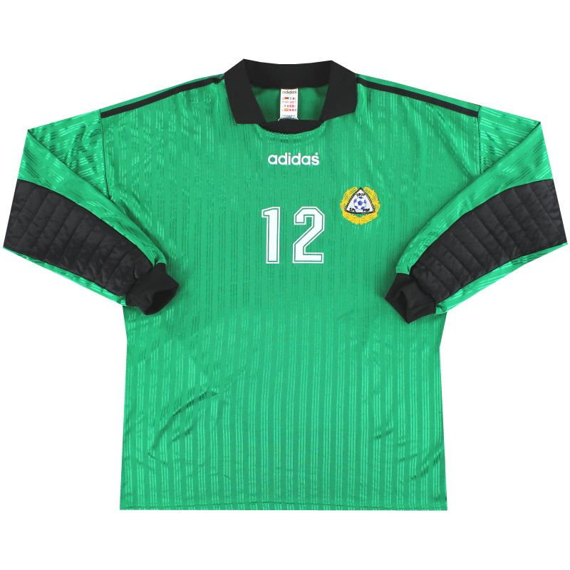 2001-02 Finnland adidas Torwarttrikot Spielertrikot #12 XL