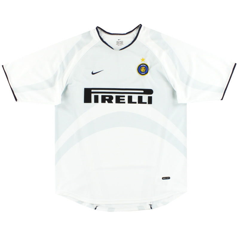 2001-02 Inter Mailand Nike Auswärtstrikot *Neuwertig* L