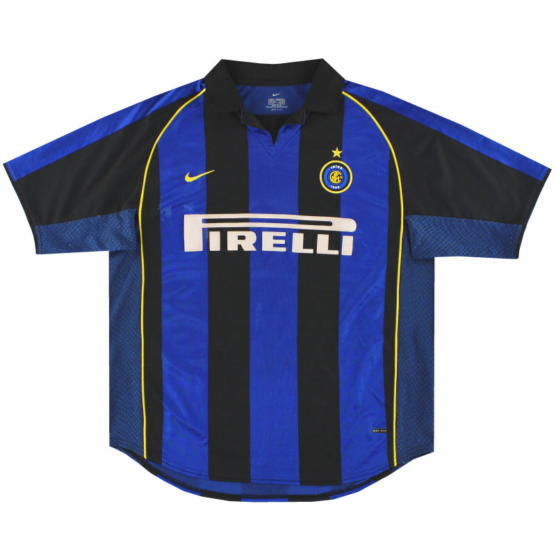 2001-02 Inter Mailand Nike Heimtrikot L