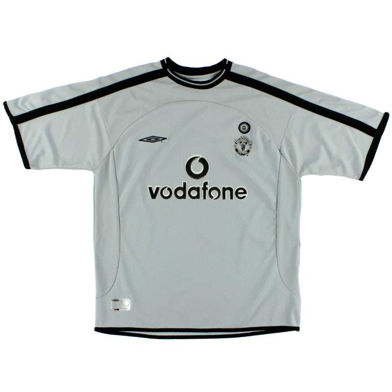2001-02 Manchester United Torwarttrikot zum hundertjährigen Jubiläum XL