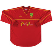 2001-02 Norwich City Auswärtstrikot hundertjähriges Jubiläum Langarm *Neuwertig* XL