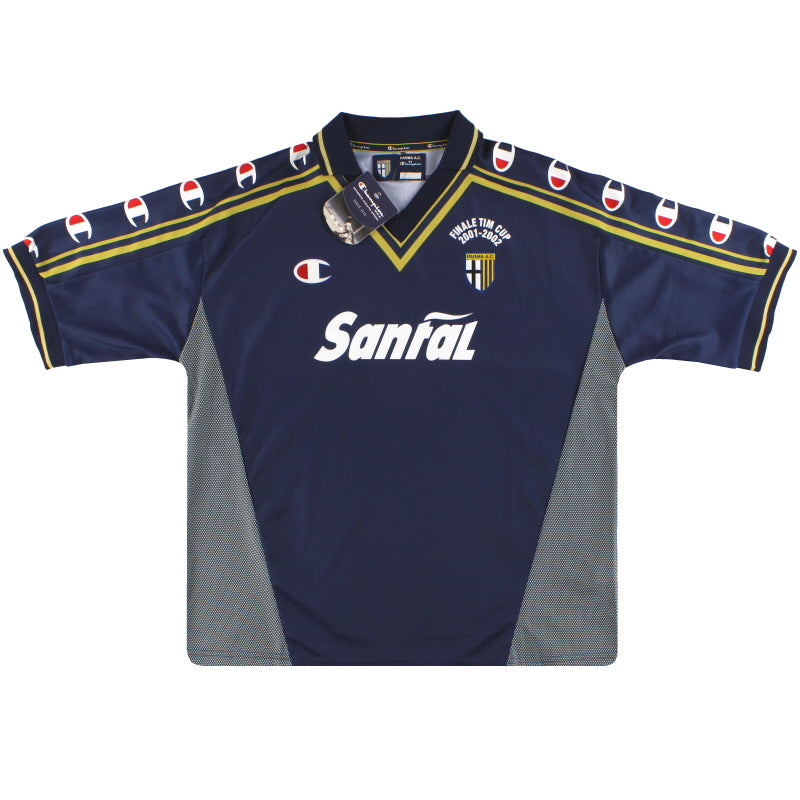 2001-02 Parma 'Finale TIM Cup' Auswärtstrikot *Neu mit Etiketten* XL