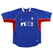 2001-02 Rangers Nike Heimtrikot L