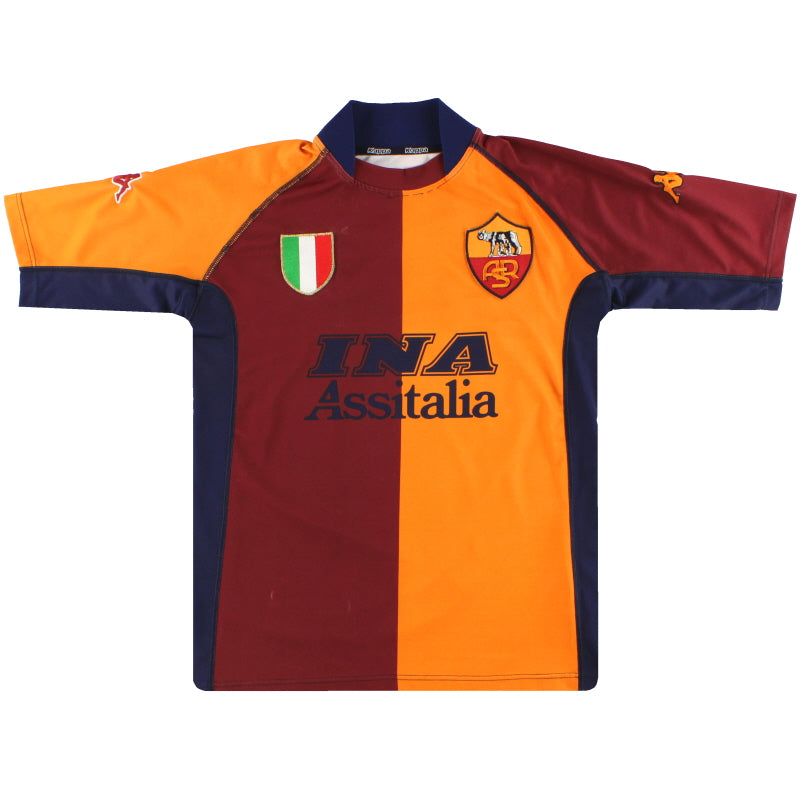 2001-02 Roma Kappa European Shirt L