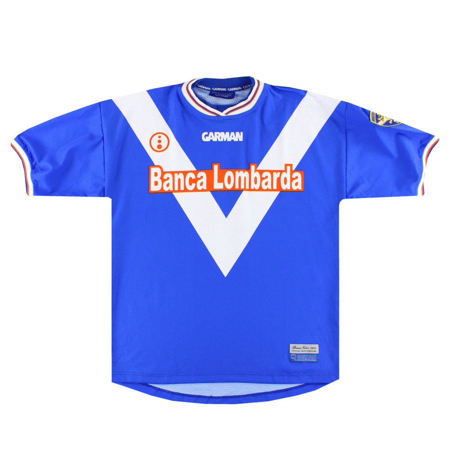 2001-02 Brescia Garman Heimtrikot #8 XL