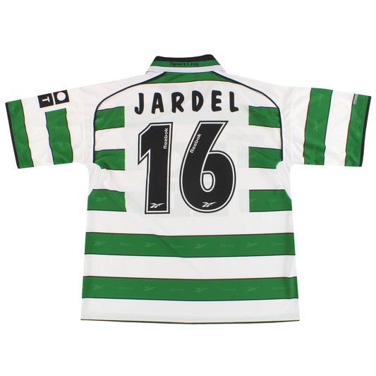 2001-02 Sporting Lisbon Reebok Home Shirt Jardel #16 M