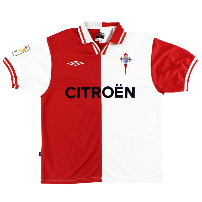 2001-03 Celta Vigo Umbro Auswärtstrikot XL