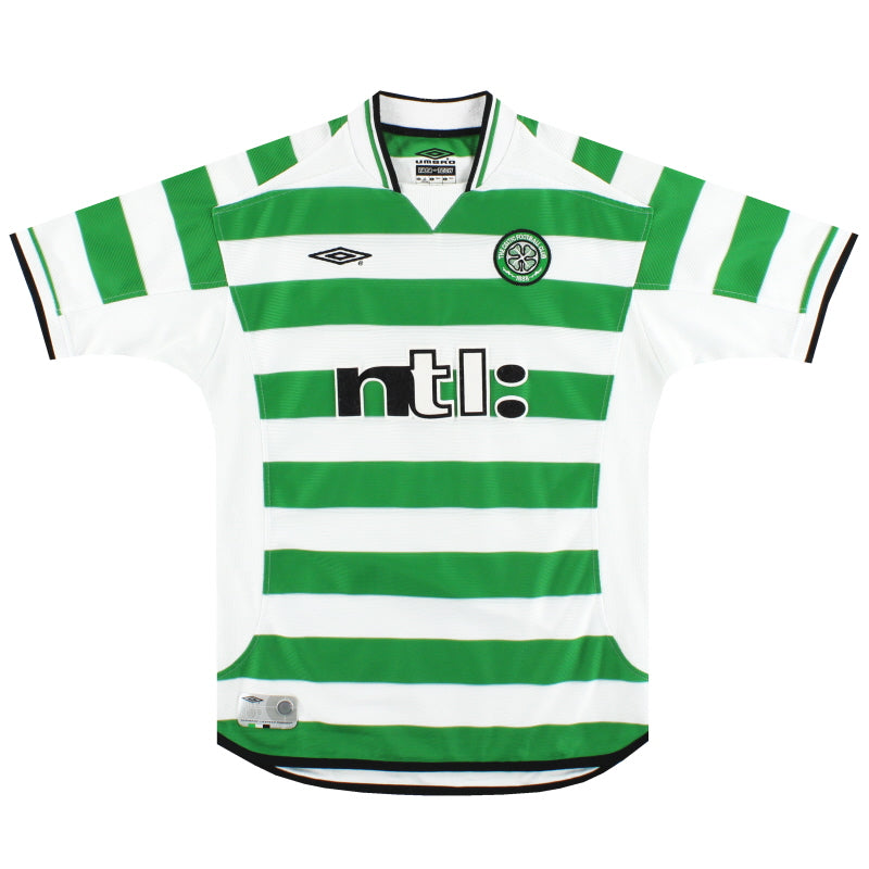 2001-03 Celtic Umbro Home Shirt L.Boys