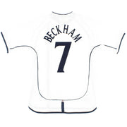 2001-03 England Umbro Heimtrikot Beckham #7 XL