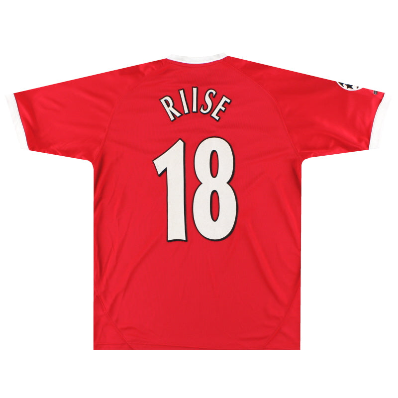 2001-03 Liverpool Reebok Europa Trikot Riise #18 M