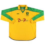 2001-03 Norwich City Centenary Heimtrikot Langarm XXL