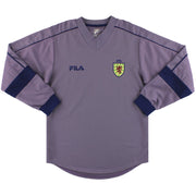 2001-03 Schottland Fila Torwart-Trikot S