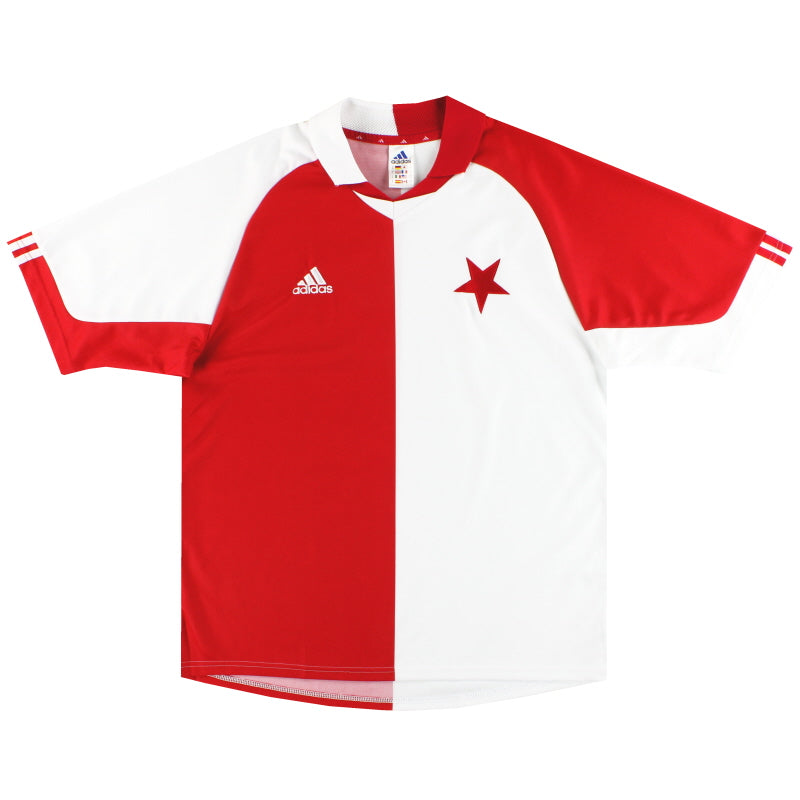 2001-03 Slavia Prague adidas Home Shirt *Mint* L