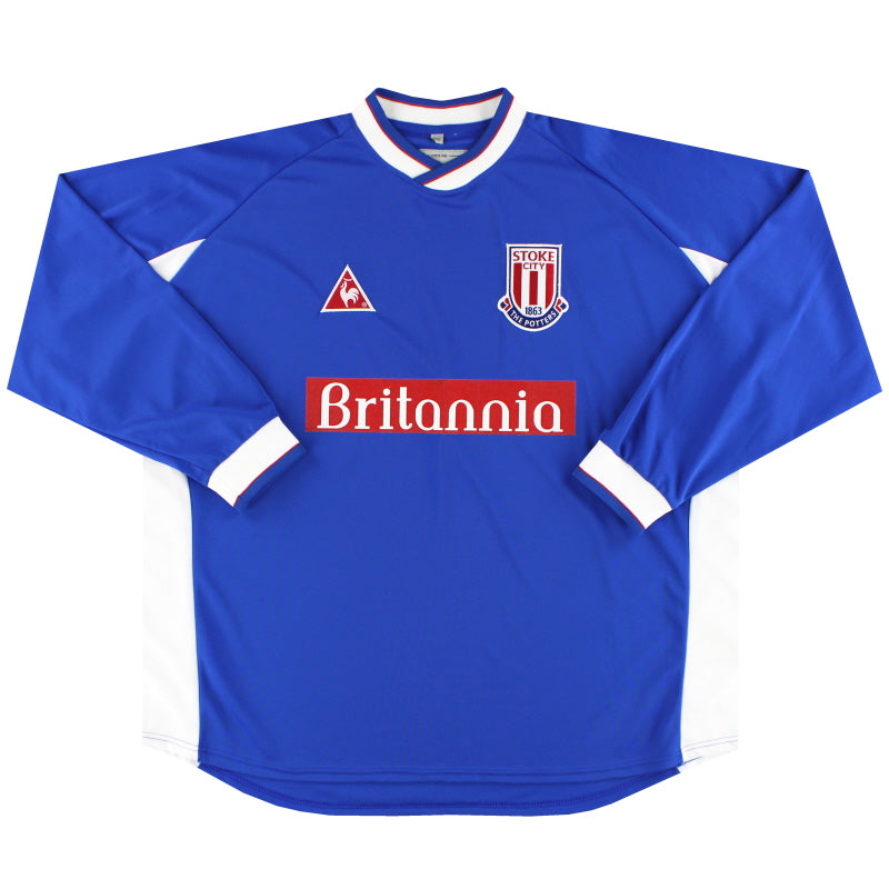 2001-03 Stoke City Le Coq Sportif Auswärtstrikot L/S XXXL