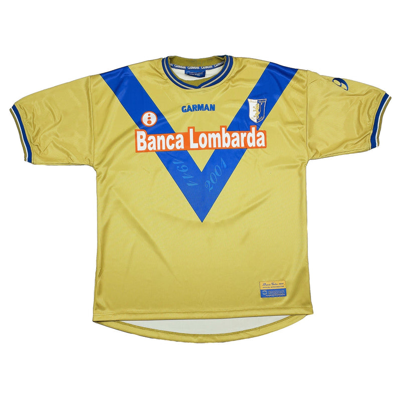 2001/02 BRESCIA BAGGIO #10 *90 YEAR* THIRD SHIRT (XL) GARMAN