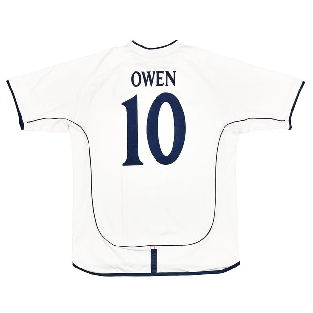 2001/02 ENGLAND OWEN #10 *5-1 vs GERMANY* HOME SHIRT (L) UMBRO