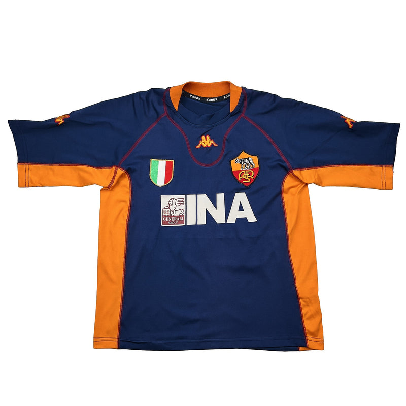 2001/02 Roma Batistuta #20 Third Shirt (L) Kappa