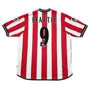 2001/02 Southampton Beattie #9 *Spielgetragen gegen Manchester United* Heimtrikot (XL) SFC
