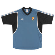 2001 Real Madrid adidas Trainingsshirt L