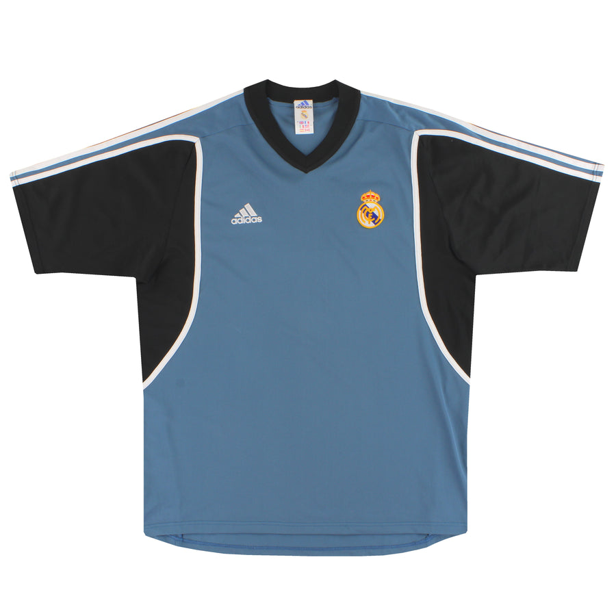 2001 Real Madrid adidas Trainingsshirt L
