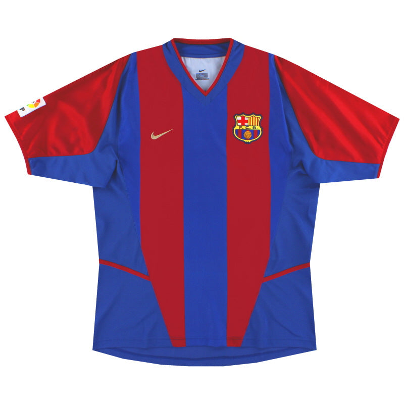 2002-03 Barcelona Nike Home Shirt L