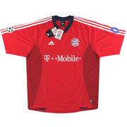 2002-03 FC Bayern München adidas CL Heimtrikot *Neu in OVP* XL
