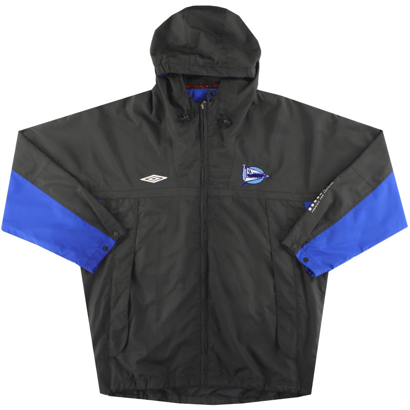 2002-03 Deportivo Alaves Umbro Kapuzen-Trainingsjacke M
