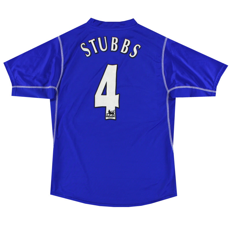 2002-03 Everton Puma Heimtrikot Stubbs #4 L