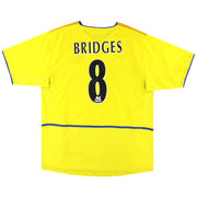 2002-03 Leeds Nike Auswärtstrikot Bridges #8 XL