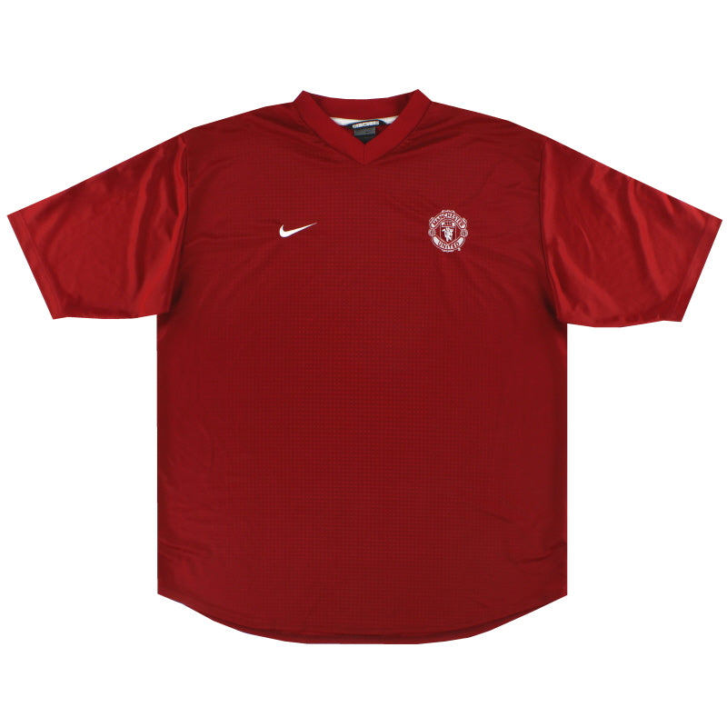 2002-03 Manchester United Nike Freizeit T-Shirt XL