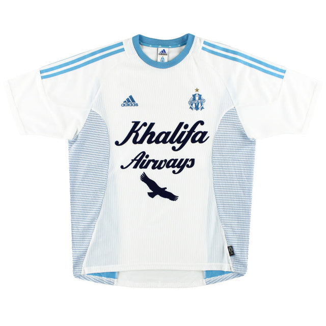 2002-03 Olympique Marseille adidas Home Shirt L