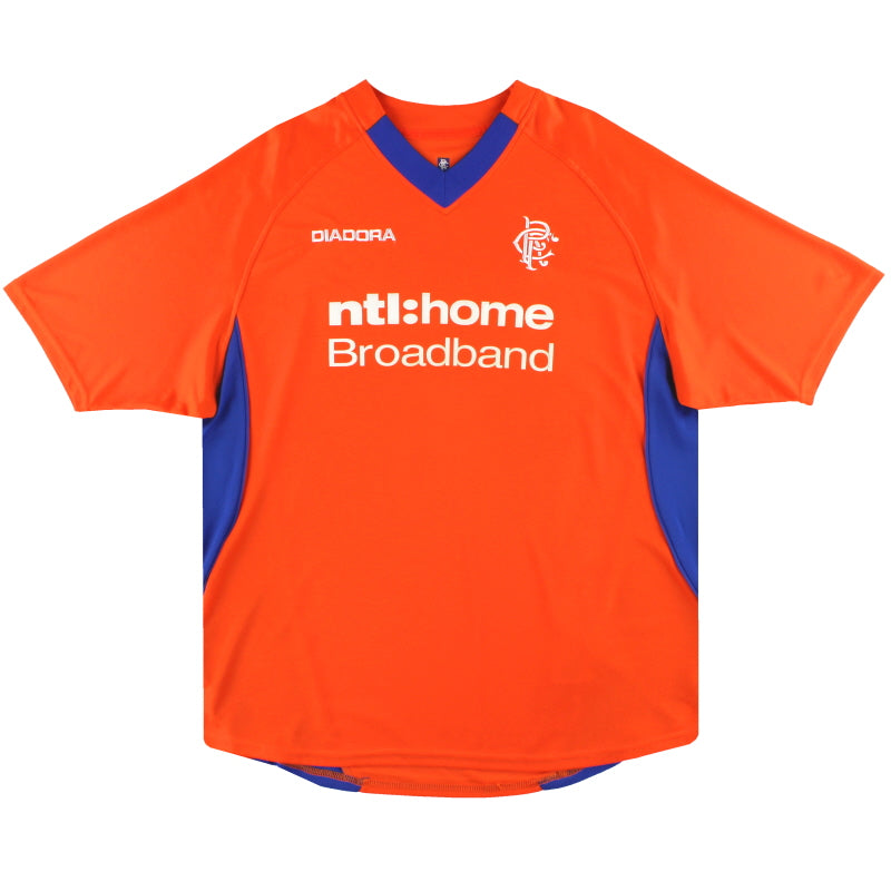 2002-03 Rangers Diadora Auswärtstrikot *Neuwertig* XL