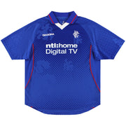 2002-03 Rangers Diadora Heimtrikot *Neuwertig* XL