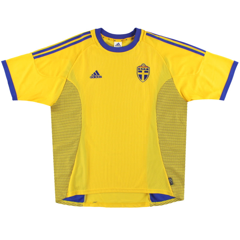 2002-03 Schweden adidas Heimtrikot XL