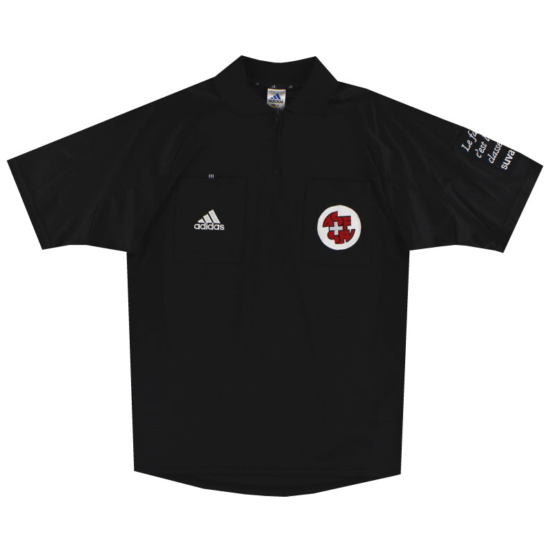 2002-03 Schweiz F.A. adidas Schiedsrichter Trikot M