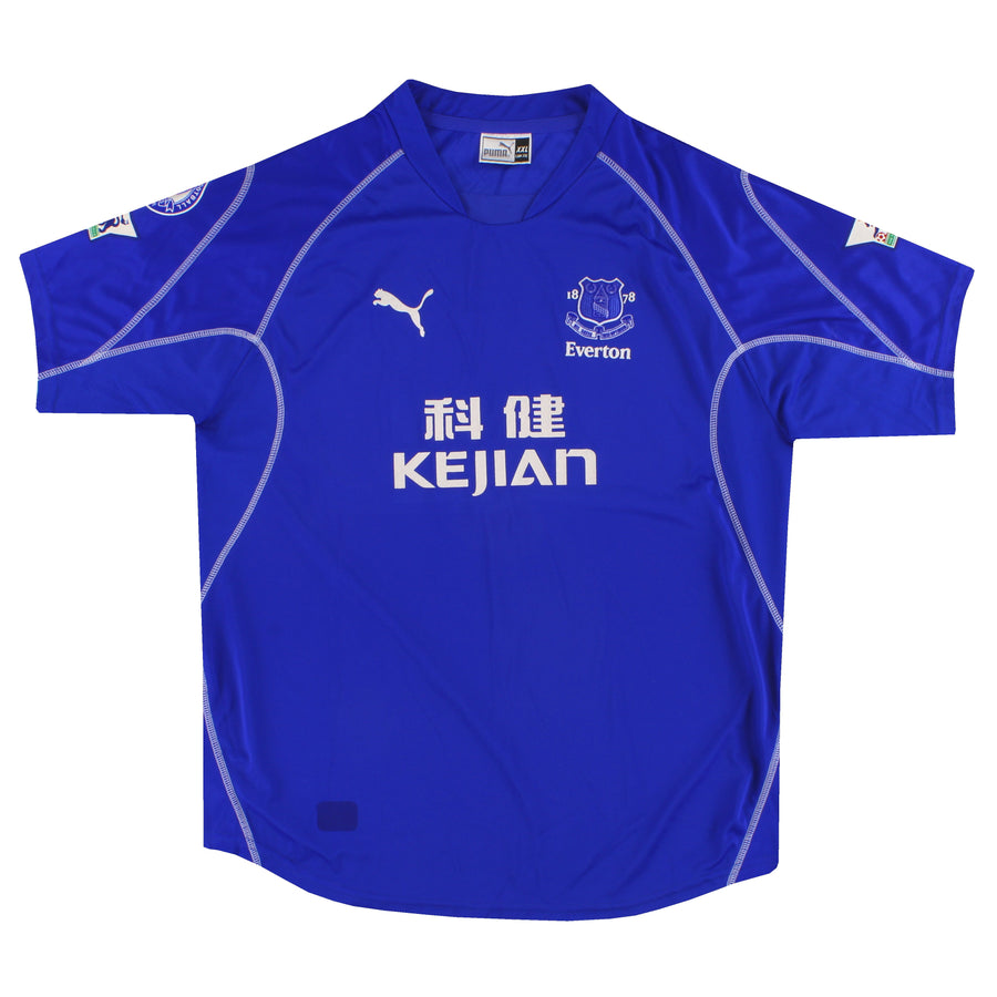 2002-03 Everton Puma '100 Year Top Flight' Heimtrikot *Neuwertig* XXL