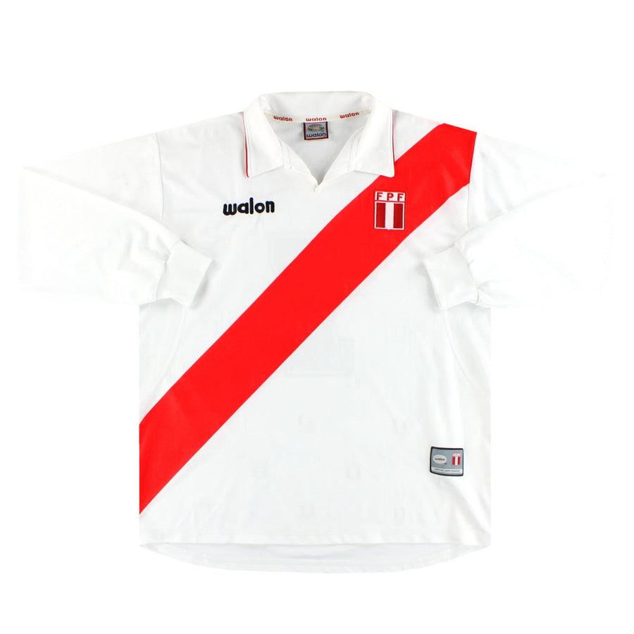 2002-03 Peru Walon Heimtrikot #7 Langarm *Neuwertig* XL