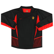 2002-04 Belgien Nike Player Issue Auswärtstrikot L/S *Neuwertig* XL