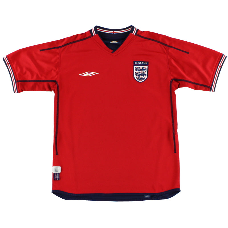2002-04 England Umbro Auswärtstrikot L