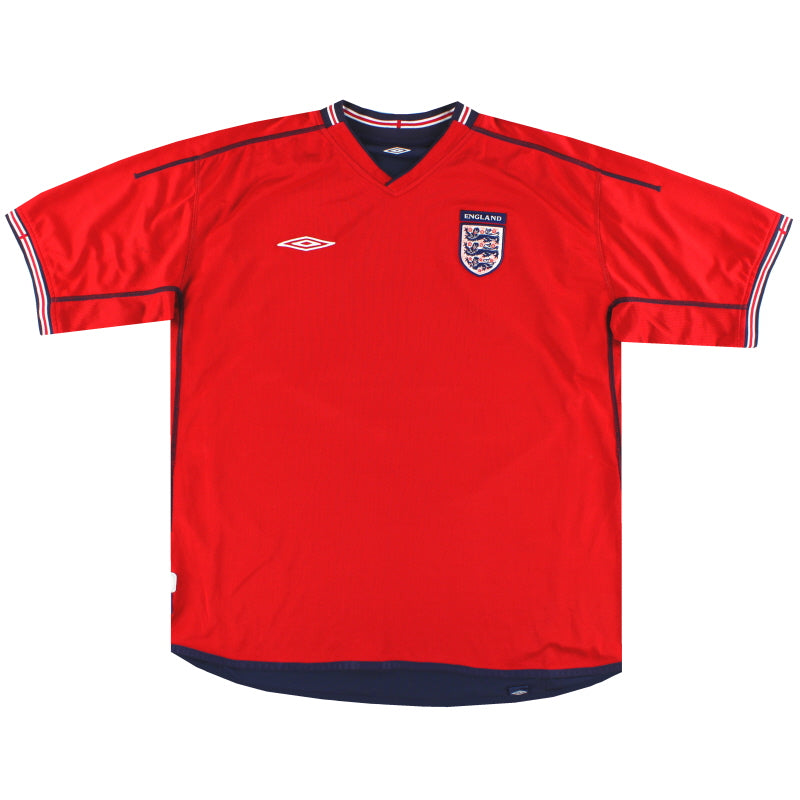 2002-04 England Umbro Auswärtstrikot XL