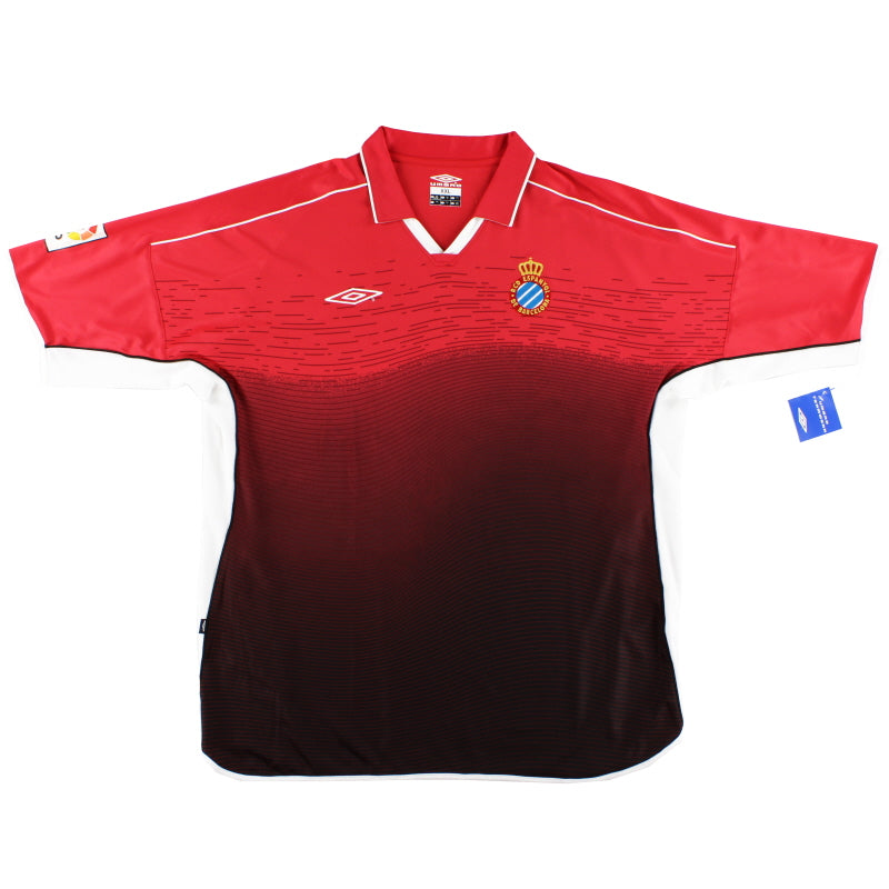 2002-04 Espanyol Umbro Auswärtstrikot *m. Etiketten* XXL