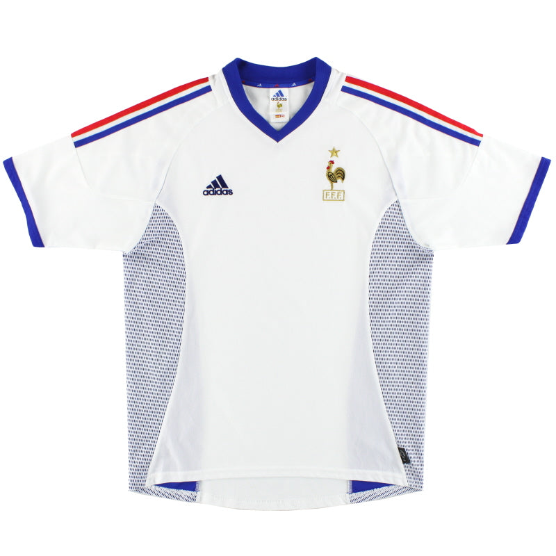 2002-04 Frankreich adidas Auswärtstrikot XL