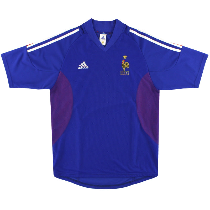 2002-04 Frankreich adidas Heimtrikot XL