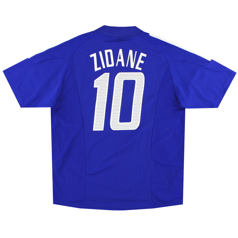 2002-04 Frankreich adidas Heimtrikot Zidane #10 *Neuwertig* L