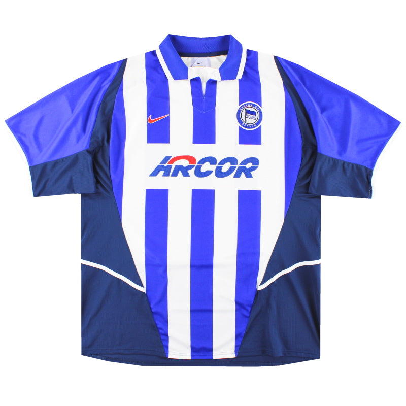 2002-04 Hertha Berlin Nike Heimtrikot *Neuwertig* XXL